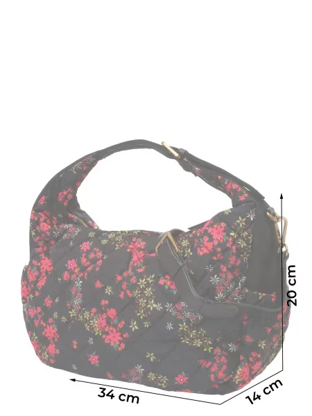 Desigual Geantă de umăr YENES NEW LONDON oliv / fucsia / sângeriu negru