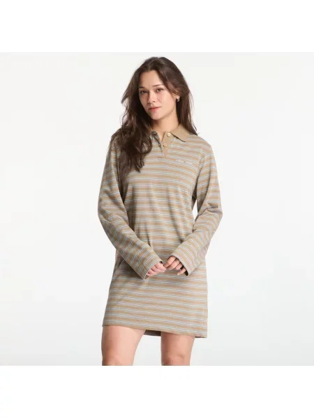 Φόρεμα Samsøe Samsøe Sadover Ls Dress Lead St. M μπεζ