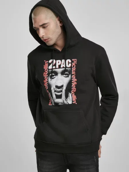 Bluza z kapturem Merchcode z kapturem czarna