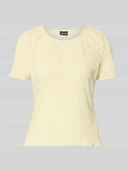 T-shirt o kroju slim fit ze wzorem na całej powierzchni model FLORA' Pieces