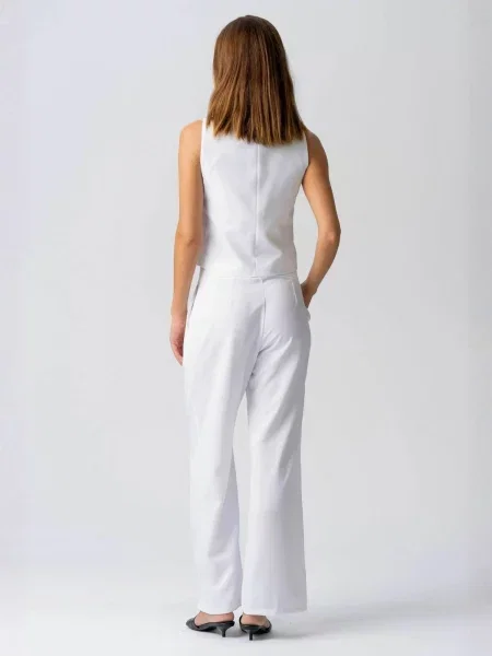 TEESHOPPEN Vestă Natalie alb
