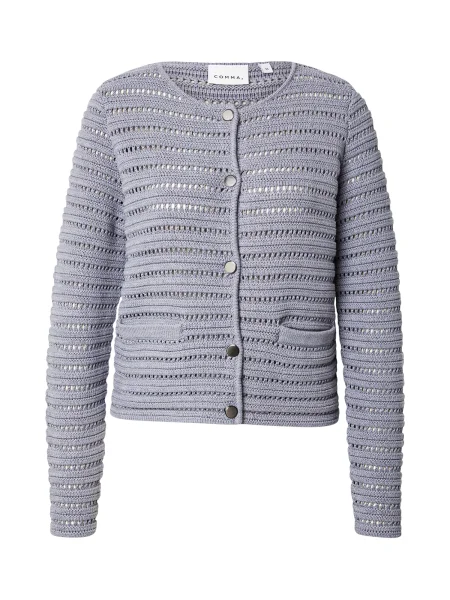 COMMA Geacă tricotată fumuriu gri