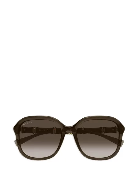 Ochelari de soare Gucci Eyewear din bambus maro