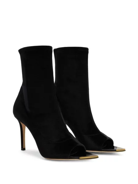 Auliniai batai Giuseppe Zanotti velvetinės juoda