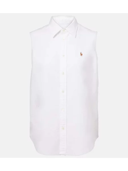 Top Polo Ralph Lauren alb