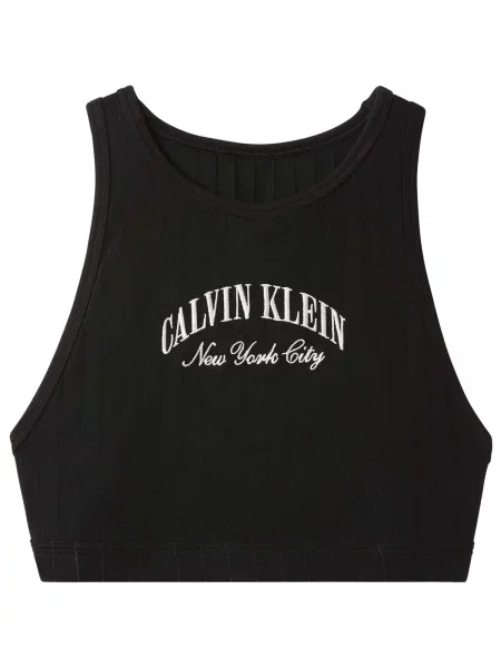 Fără căptușeală sutien bralette Calvin Klein Jeans negru