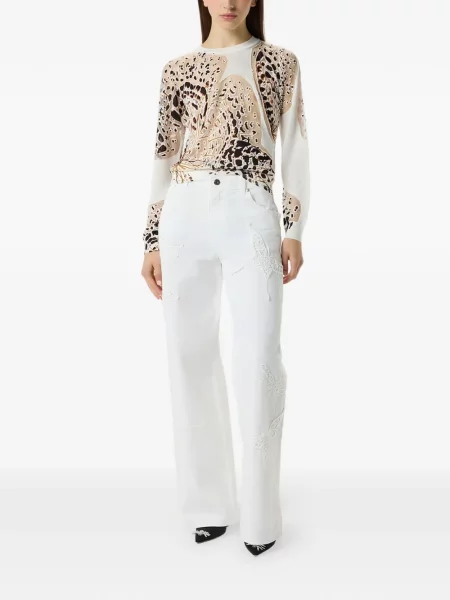 Tricou Blumarine cu imagine alb