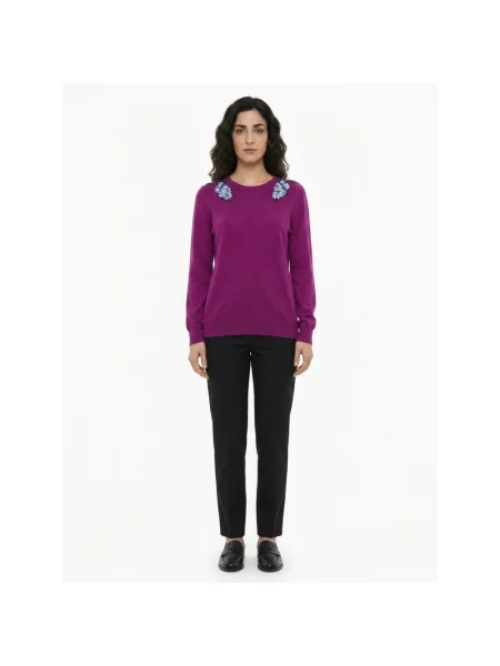 Sweter Dolce And Gabbana fioletowy