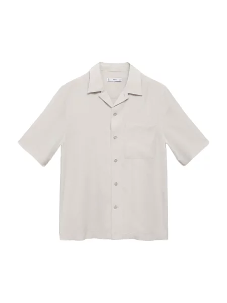 MANGO MAN Košeľa LUCA dymovo šedá