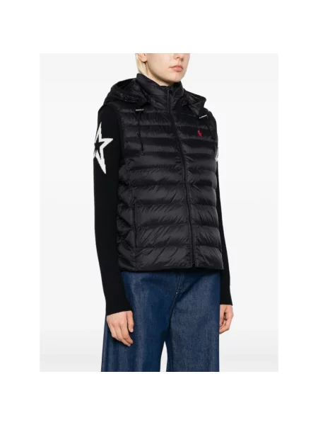 Polo Ralph Lauren bezrękawnik brązowy zimowy czarna