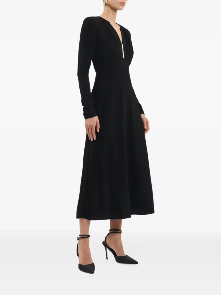 Lung rochie midi Rebecca Vallance negru