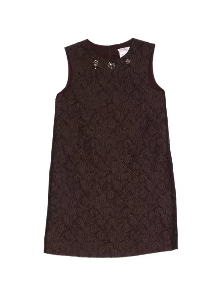 Žakárové šaty 's Max Mara fialové