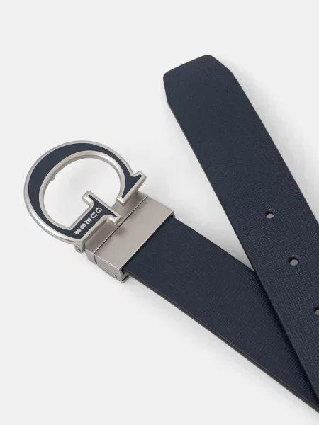 Кожаный ремень Guess с ремешками