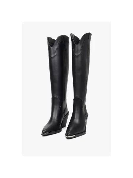 Ботфорты Estro черные