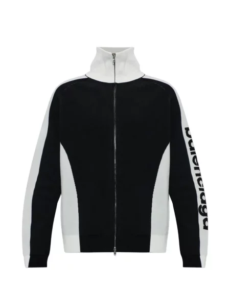 Cardigan Balenciaga cu autograf negru