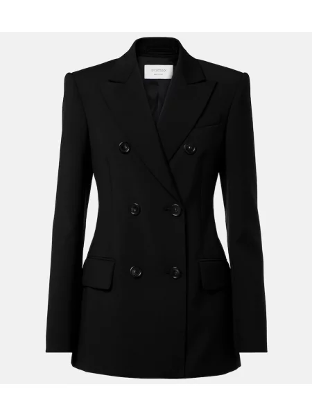 Sacou Sportmax de lână negru