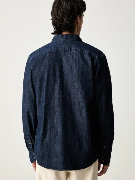 Levi's koszula oxford BATTERY HOUSEMARK STANDARD granatowa