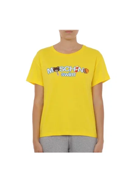 Koszulka Moschino żółta