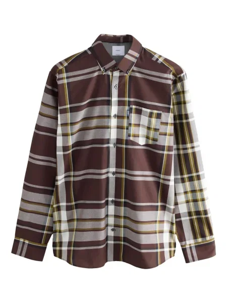 Next Košile žlutá / rezavě červená / přírodní bílá