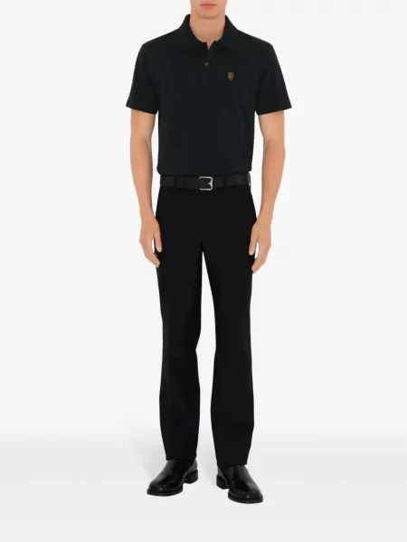 Tricou polo Burberry gri