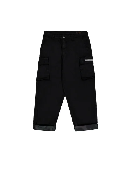 ALPHA INDUSTRIES Pantaloni cu negru alb