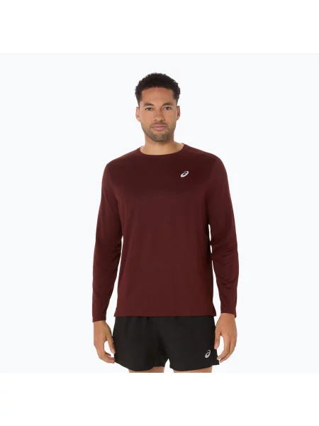 Férfi futó hosszú ujjú póló ASICS Core Top cream. Méret: S fehér