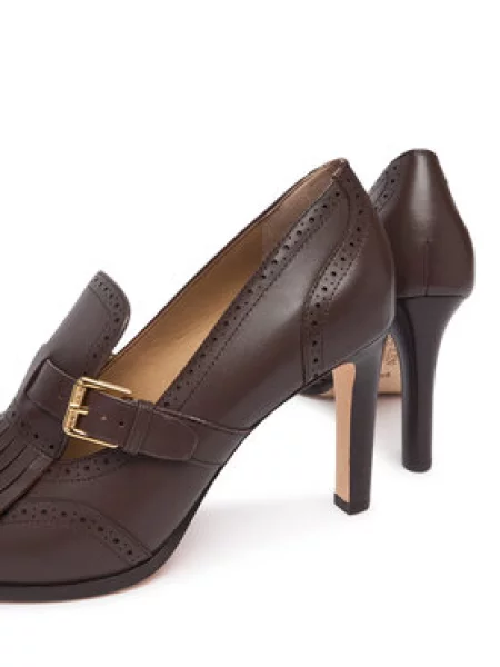 Lauren Ralph Lauren cipele s od kože Colleen Klt smeđa
