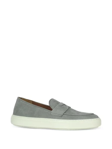 Pantofi loafer Fratelli Rossetti din piele gri