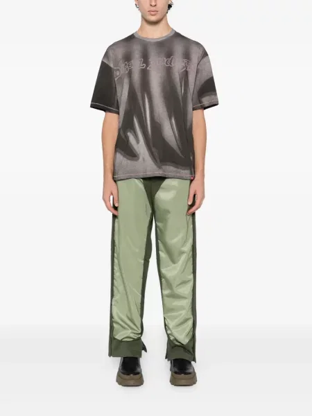 Tricou Diesel cu imagine gri