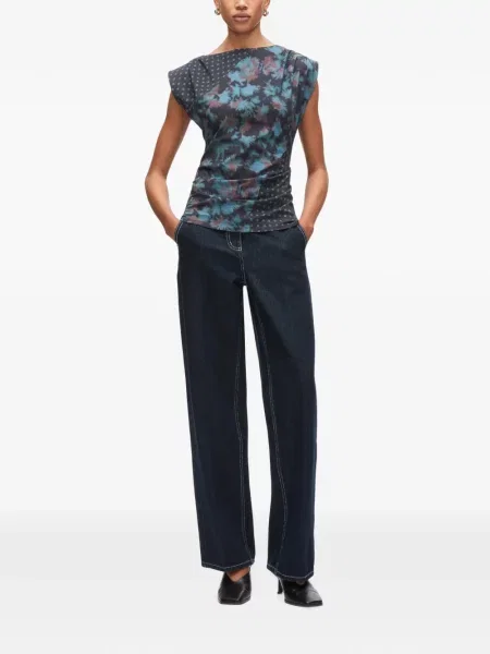 Top 3.1 Phillip Lim drapat negru