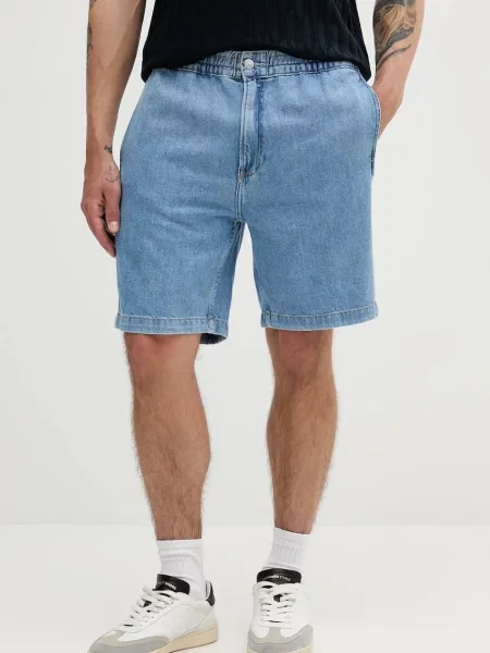 Jeans kratke hlače Calvin Klein Jeans modra