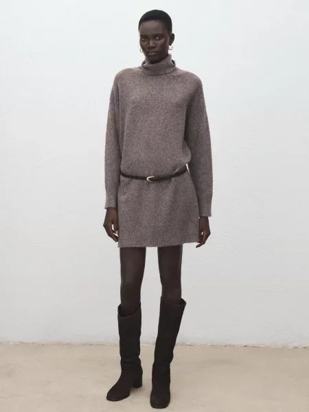 Сукня міні MANGO сірий