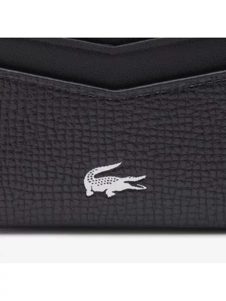 Lacoste Skórzane Etui Na Karty Ossian czarne