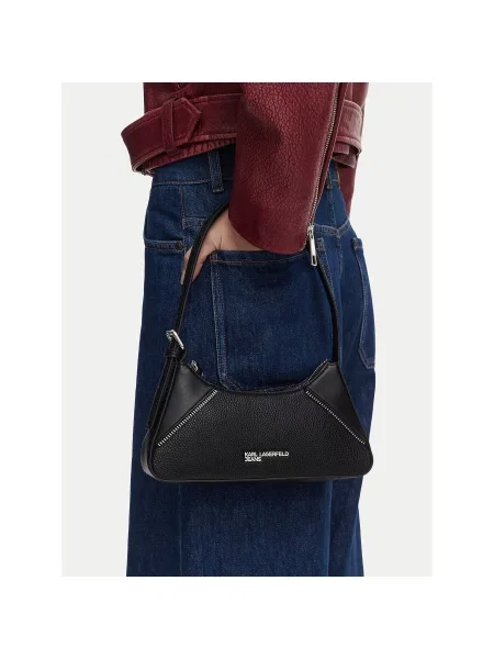 Karl Lagerfeld Jeans Ročna torba črna