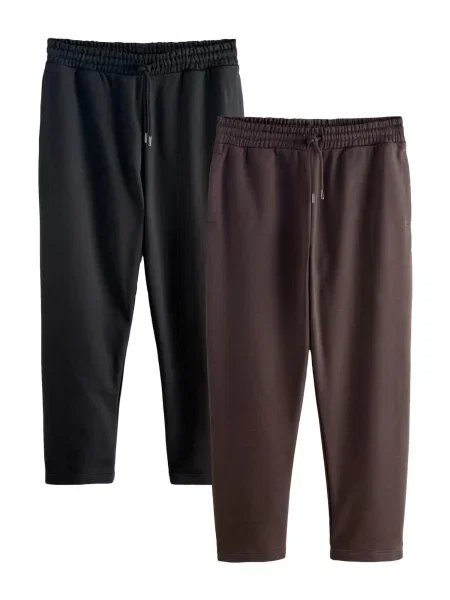 Next Kalhoty tmavě hnědá černá