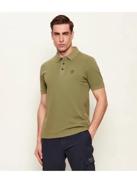 Tricou polo Aeronautica Militare verde