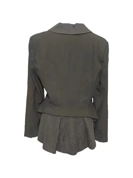Sacou Altuzarra cu rever negru