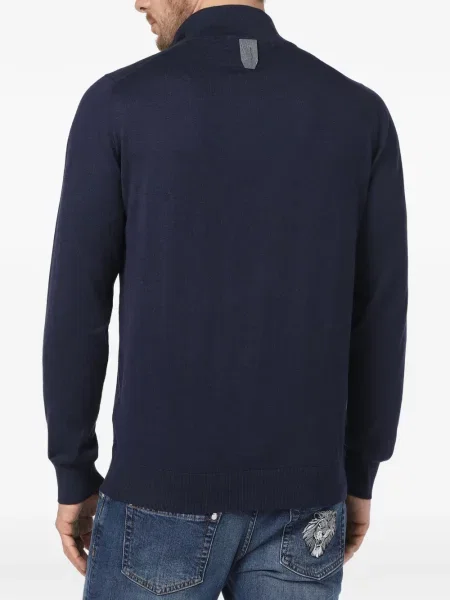 Пуловер Billionaire с автограф синьо