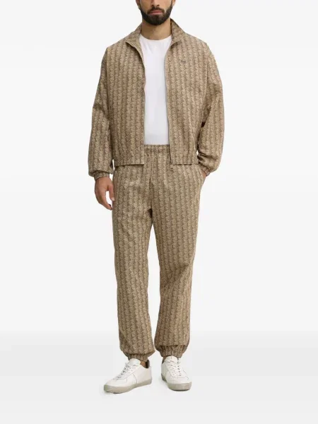 Pantaloni Lacoste cu imagine cu imprimeu geometric