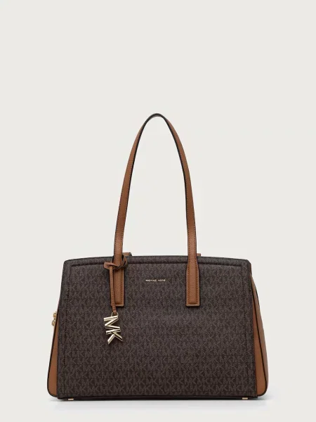 Shopper kabelka Michael Michael Kors hnědá