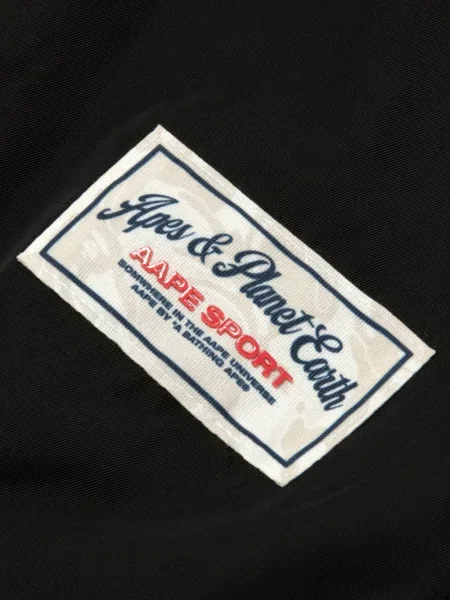 Geacă bomber Aape By A Bathing Ape cu autograf negru