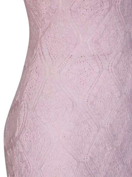 Rochie mini Self-portrait tricotate de costum mini roz