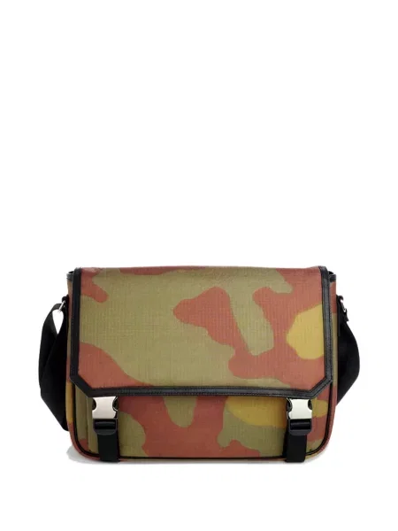 Geantă crossbody Ports V cu imagine cu cataramă cu model camuflaj verde