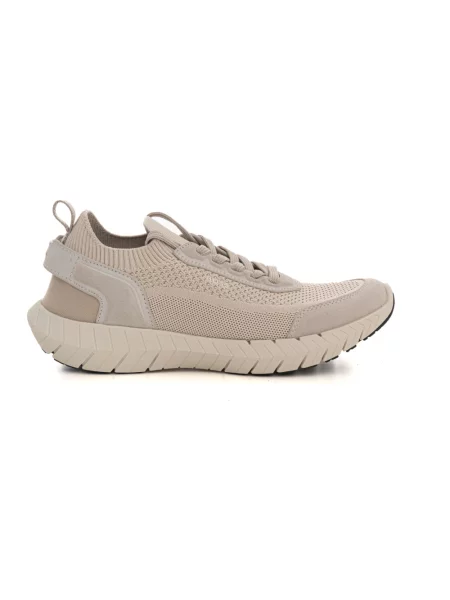 Sneakersy Boss skórzane beżowe