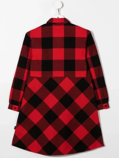 Dětské šaty Woolrich červené