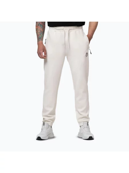 Pantaloni pentru bărbați Pitbull Track San Diego off white alb