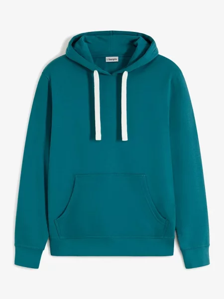 Bluza z kapturem niebieska