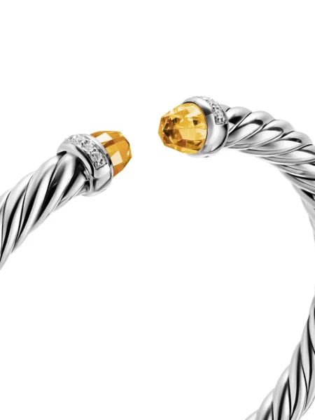 Brăţară David Yurman argintiu