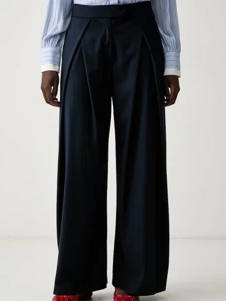 ERMANNO Firenze pantaloni wide leg pentru femei