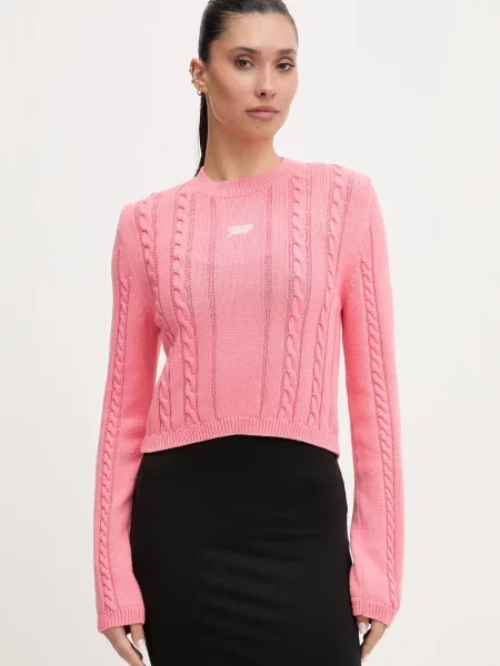 Tommy Jeans pulover pentru femei din roz